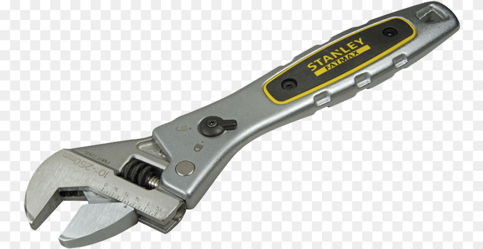 Stanley Fatmax Ratcheting Adjustable Wrench, Blade, Knife, Weapon, Electronics Free Transparent Png