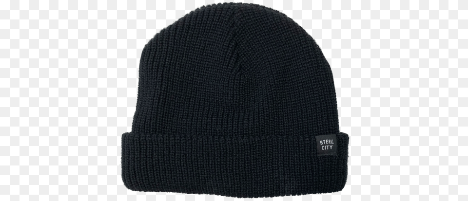 Staple Beanie Black Steel City Beanie, Cap, Clothing, Hat, Coat Free Png Download