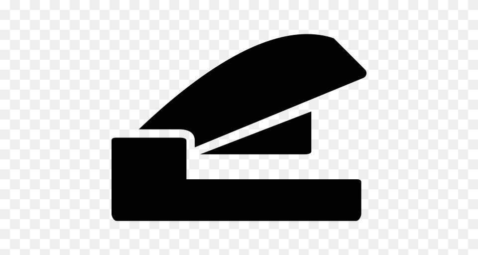 Stapler Office Stapler Paper Staple Icon With And Vector, Gray Png Image