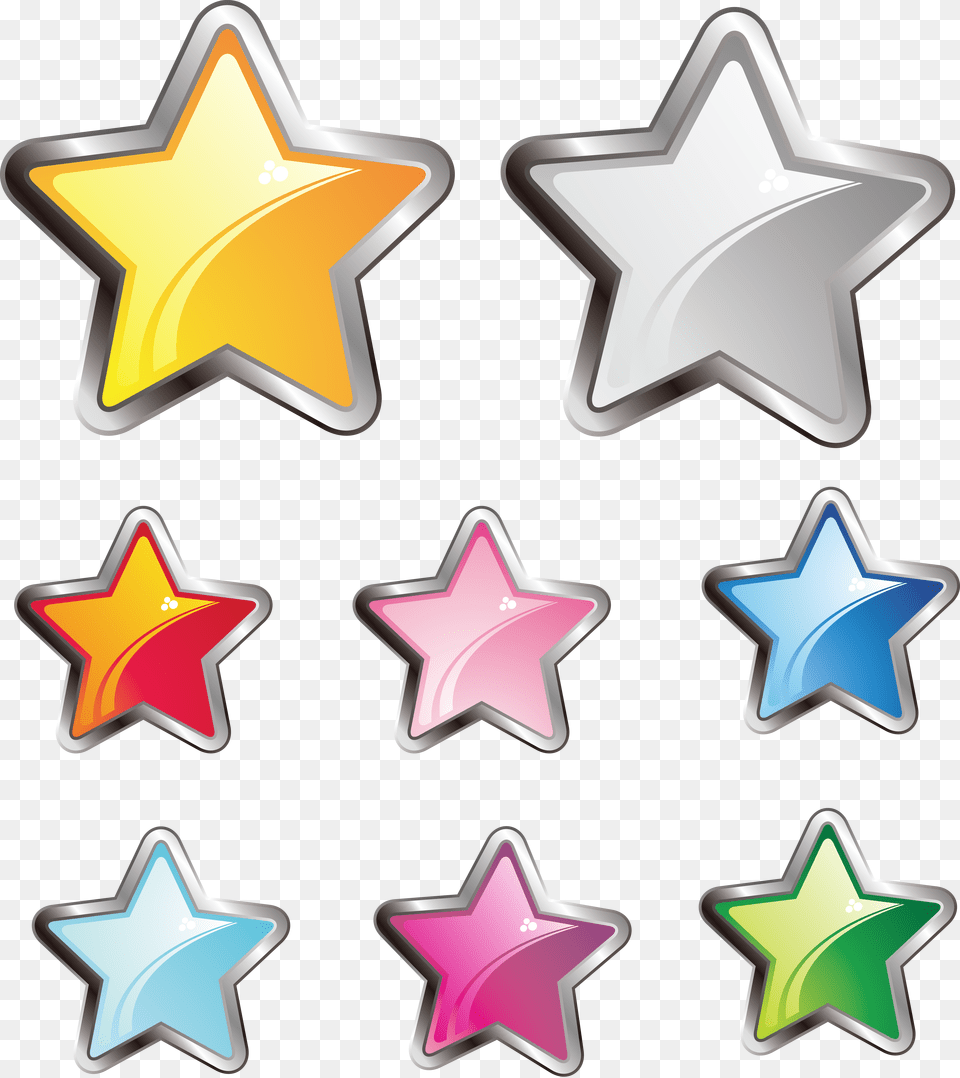 Star, Star Symbol, Symbol, Bulldozer, Machine Free Transparent Png