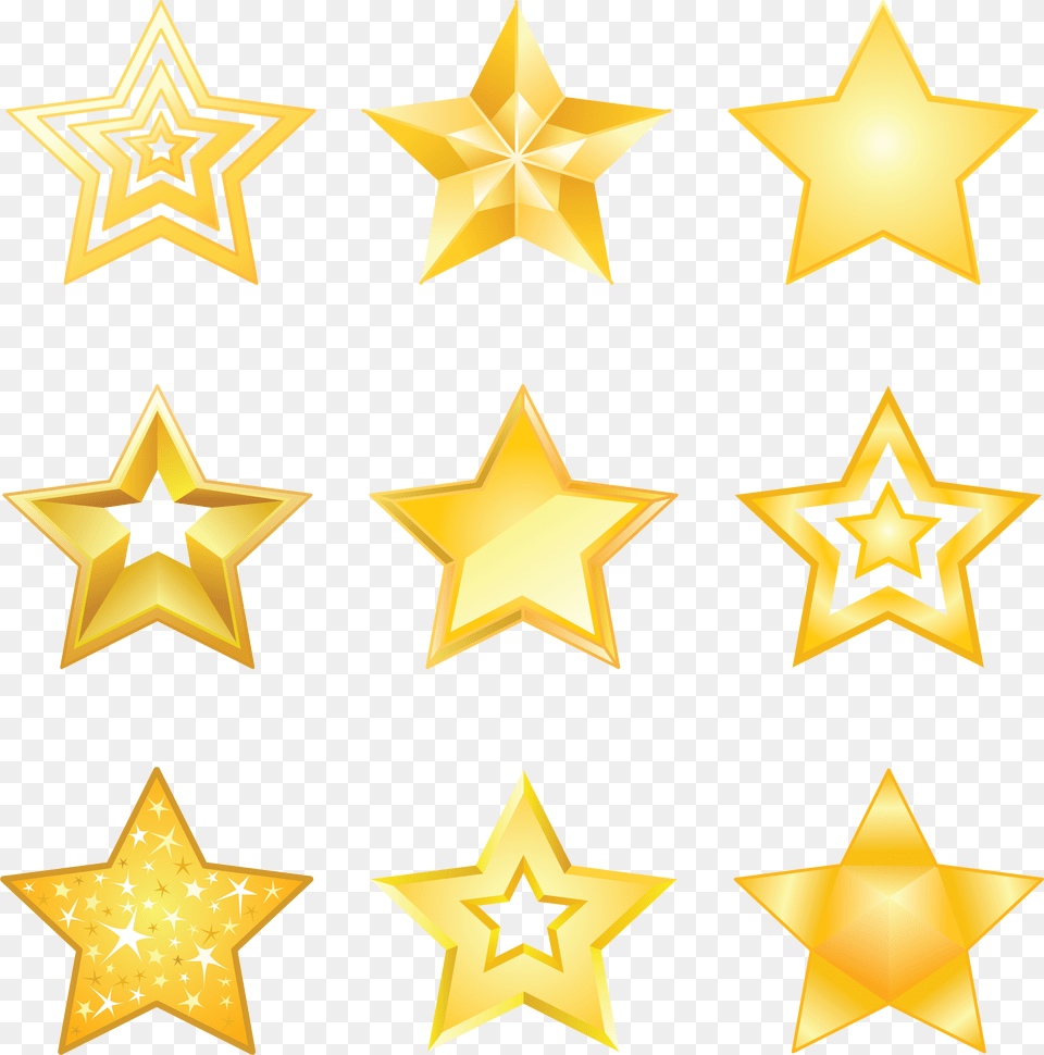 Star, Star Symbol, Symbol, Bulldozer, Machine Free Png Download