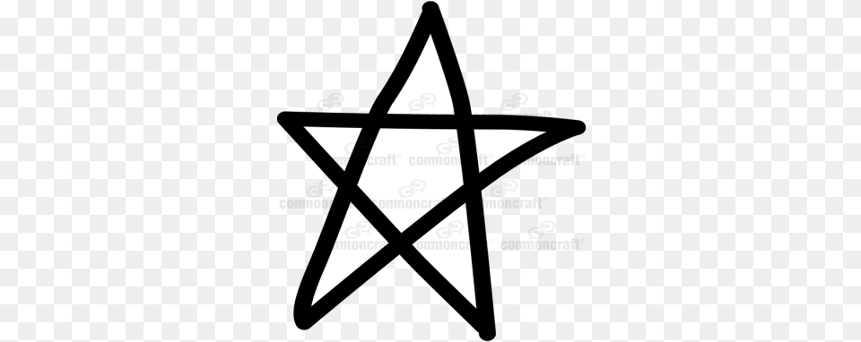 Star 5 Line Satanist Star, Star Symbol, Symbol Free Png Download