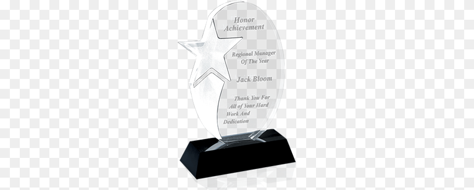 Star Acrylic Acrylic Trophy Free Png