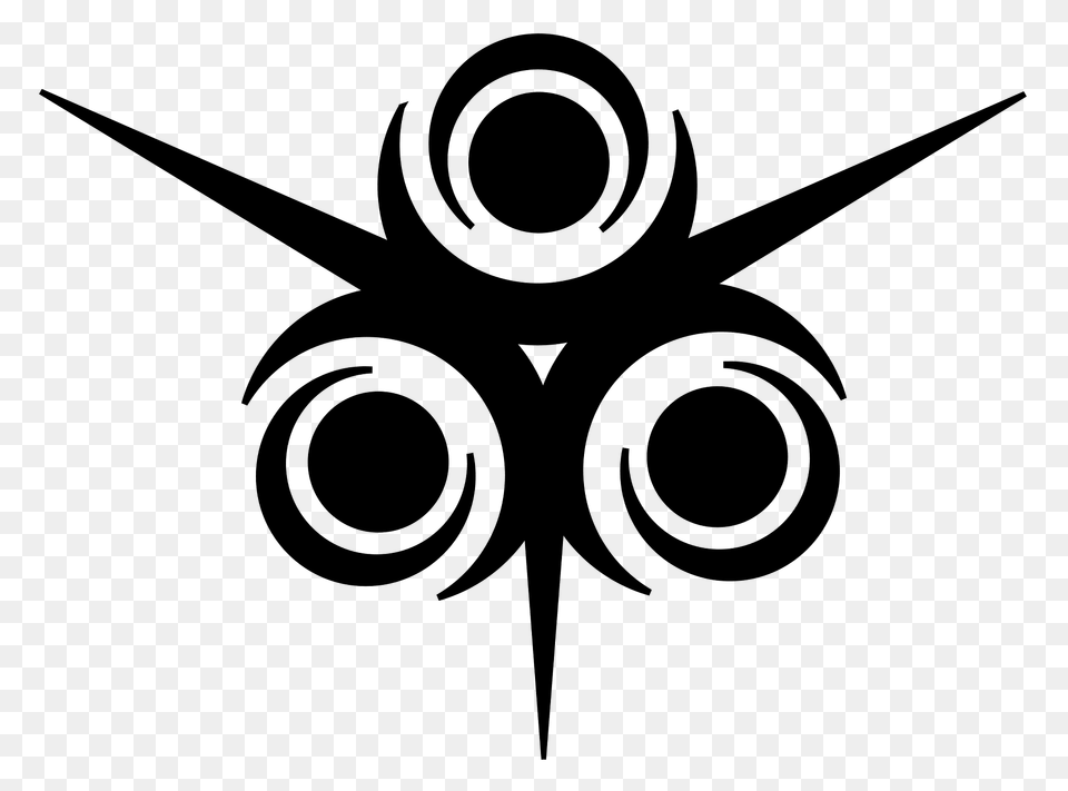 Star And Circle Tribal Clipart, Symbol, Animal, Fish, Sea Life Free Png