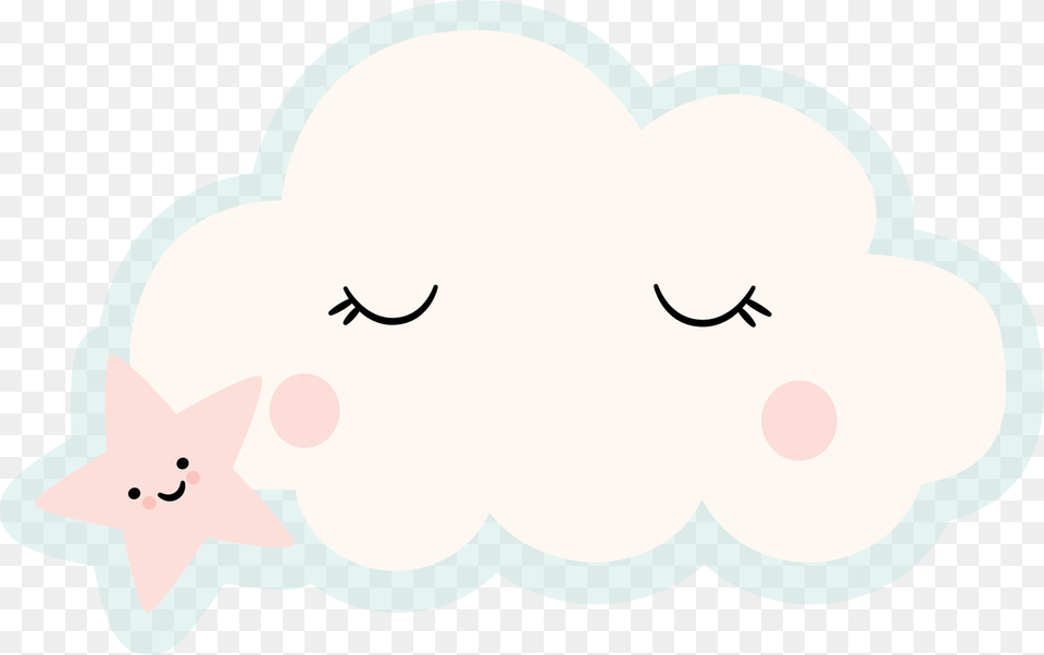 Star And Cloud Svg Cut File Cartoon, Baby, Person Free Png