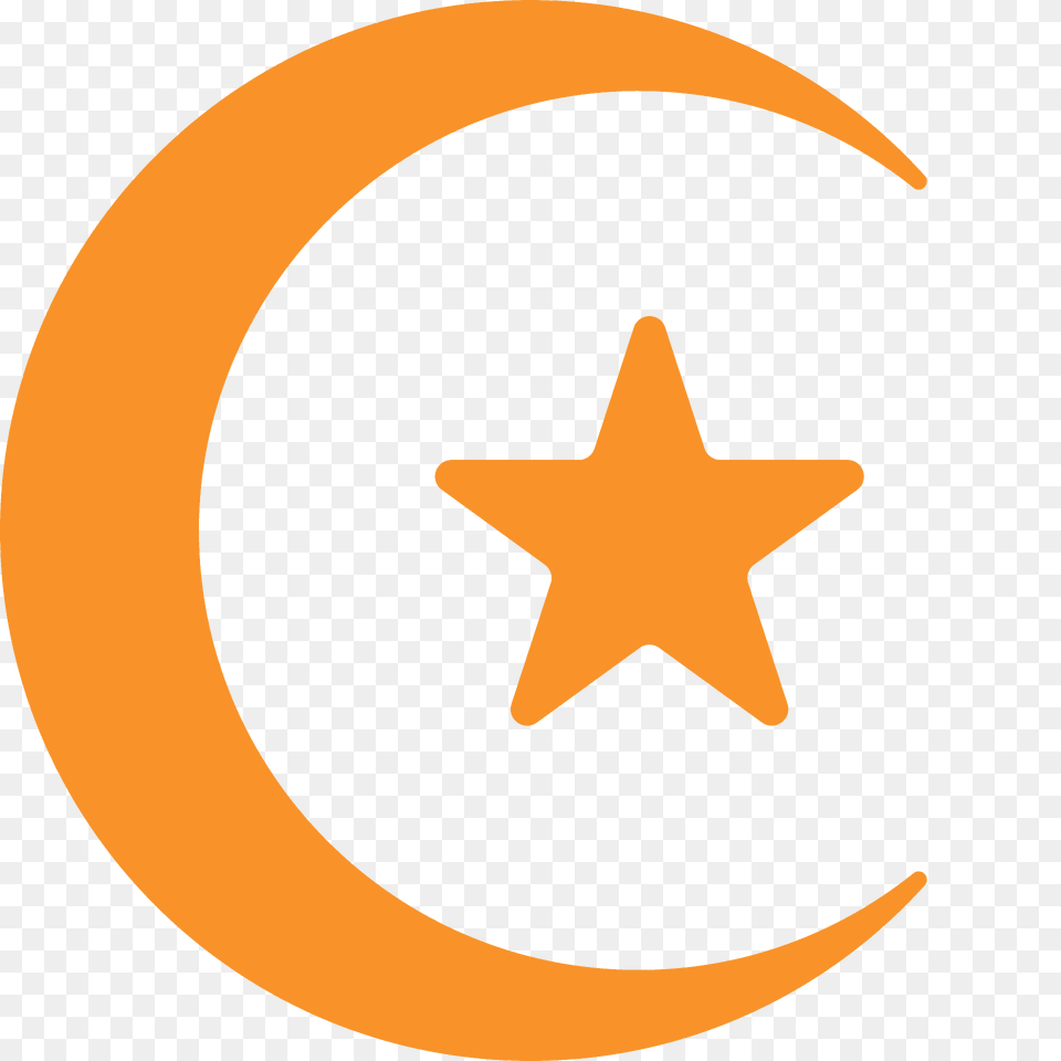 Star And Crescent Emoji Clipart, Star Symbol, Symbol, Animal, Fish Free Png