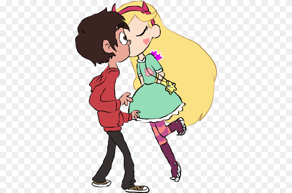 Star And Marco First Kiss Star E Marco, Book, Comics, Publication, Baby Png