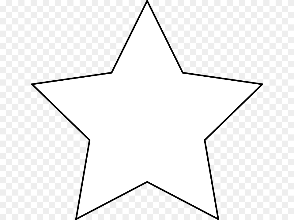 Star Black Bookmark Favorite Review Geometric Transparent White Star, Star Symbol, Symbol Png Image
