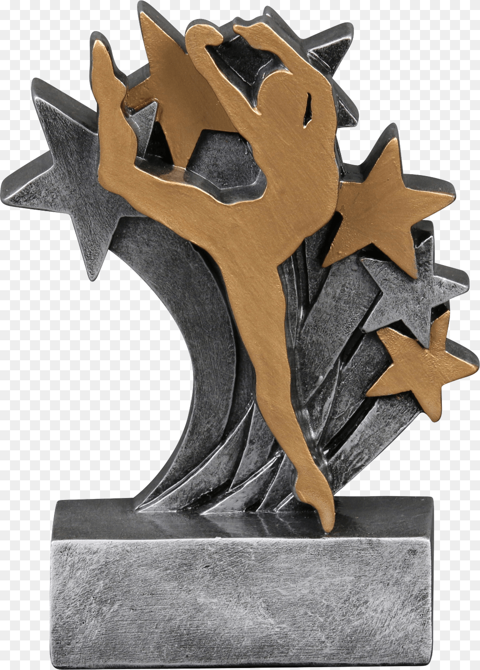 Star Blast Cheerdance Resin Trophy, Art, Person Free Png Download