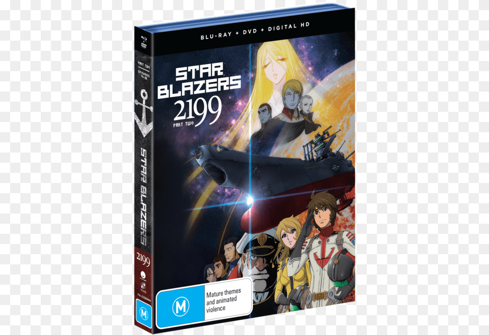 Star Blazers Part 1 Blu Ray, Book, Comics, Publication, Person Png Image