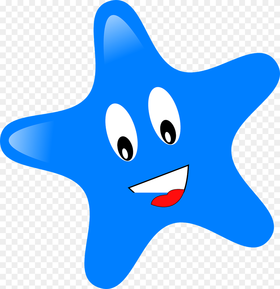 Star Blue Clipart, Star Symbol, Symbol, Animal, Fish Free Png Download