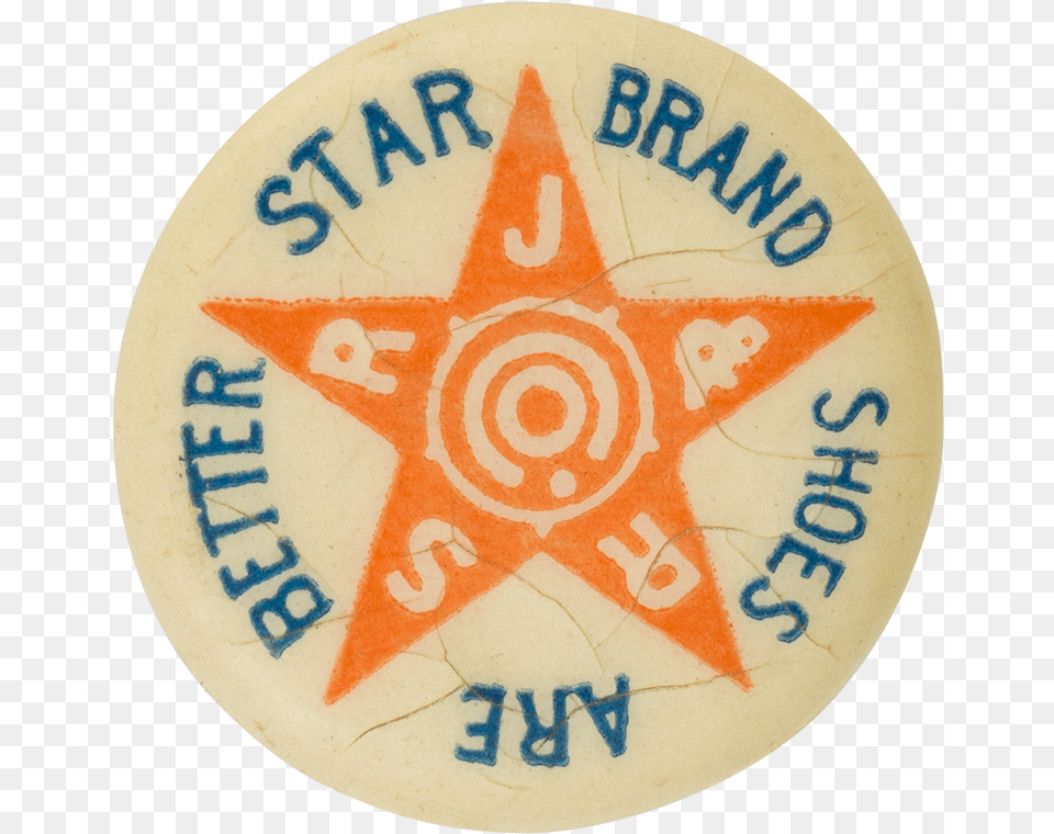 Star Brand Shoes Advertising Button Museum Star Brand Of Shoes, Badge, Logo, Symbol Png