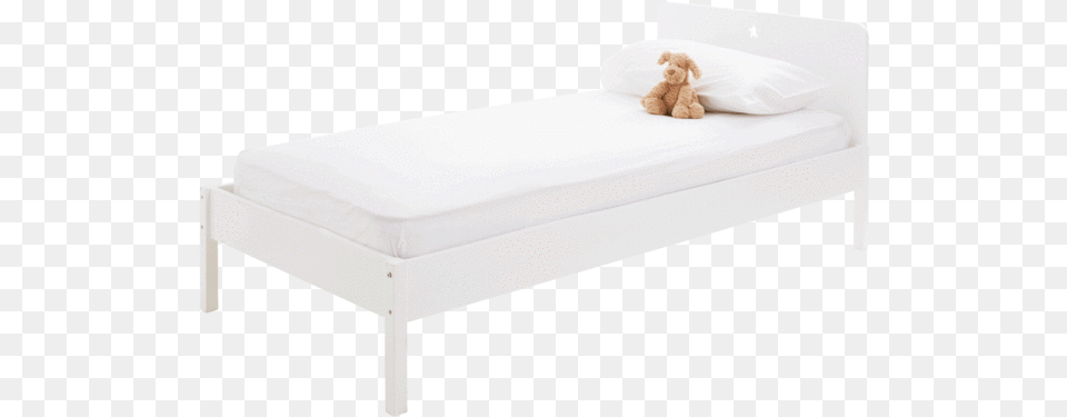 Star Bright Single Bed Bright White Bed Frame, Furniture, Mattress, Crib, Infant Bed Free Png