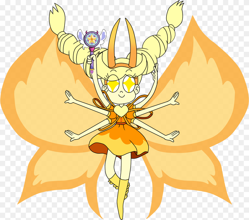Star Butterfly Star Vs The Forces Of Evil Star Butterfly Form, Animal, Invertebrate, Insect, Wasp Free Transparent Png