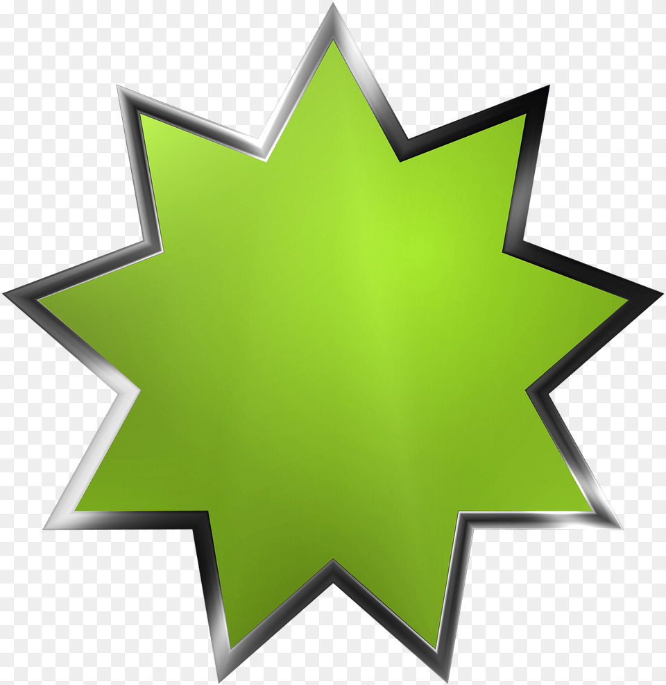 Star Button 3d Free On Pixabay Star Button, Leaf, Plant, Green, Symbol Png Image