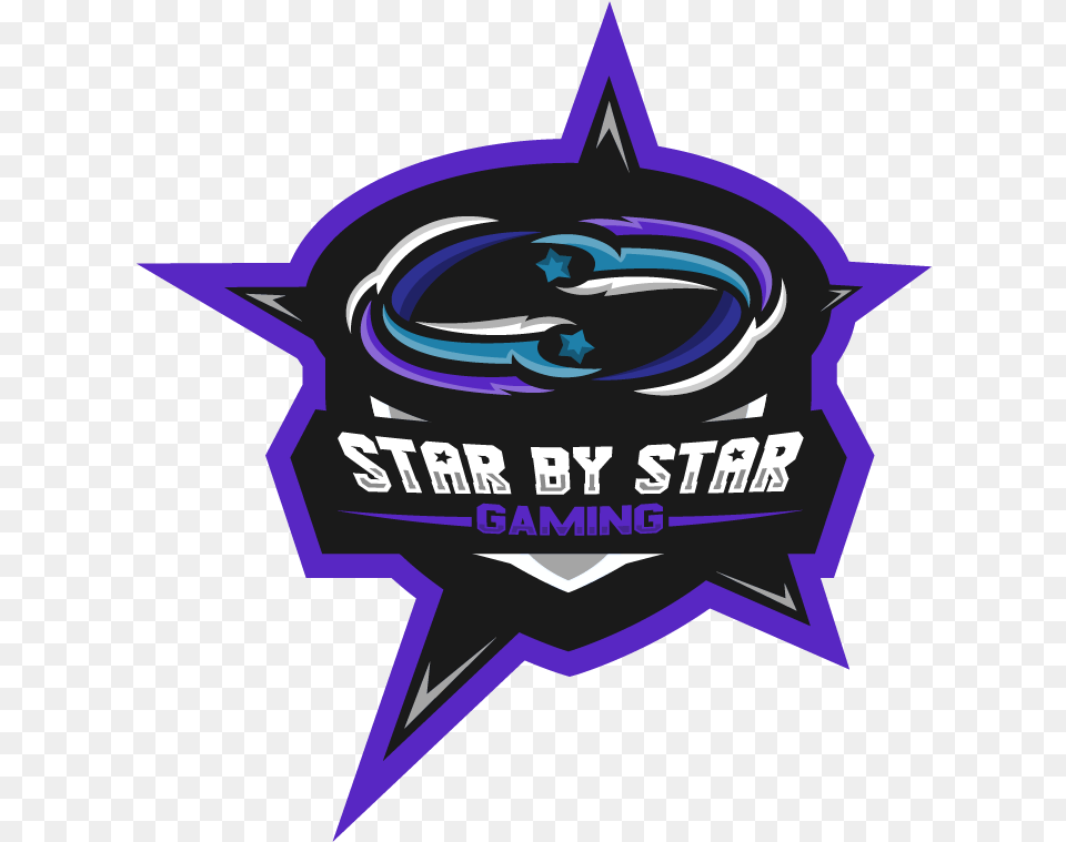 Star By Gaming Illustration, Logo, Symbol, Person, Emblem Free Png Download