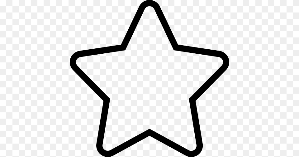 Star Chanel Icon With And Vector Format For Free Unlimited, Gray Png