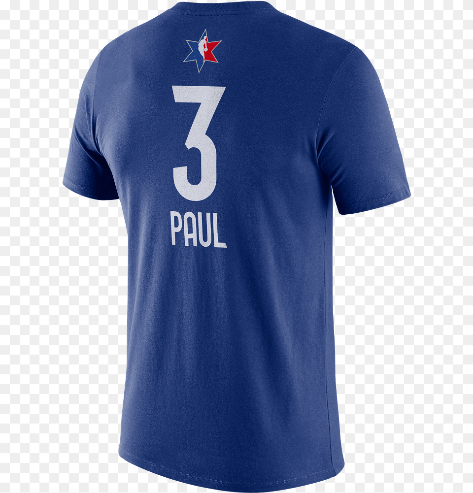 Star Chris Paul Name Number Tee Short Sleeve, Clothing, Shirt, T-shirt, Jersey Free Png Download