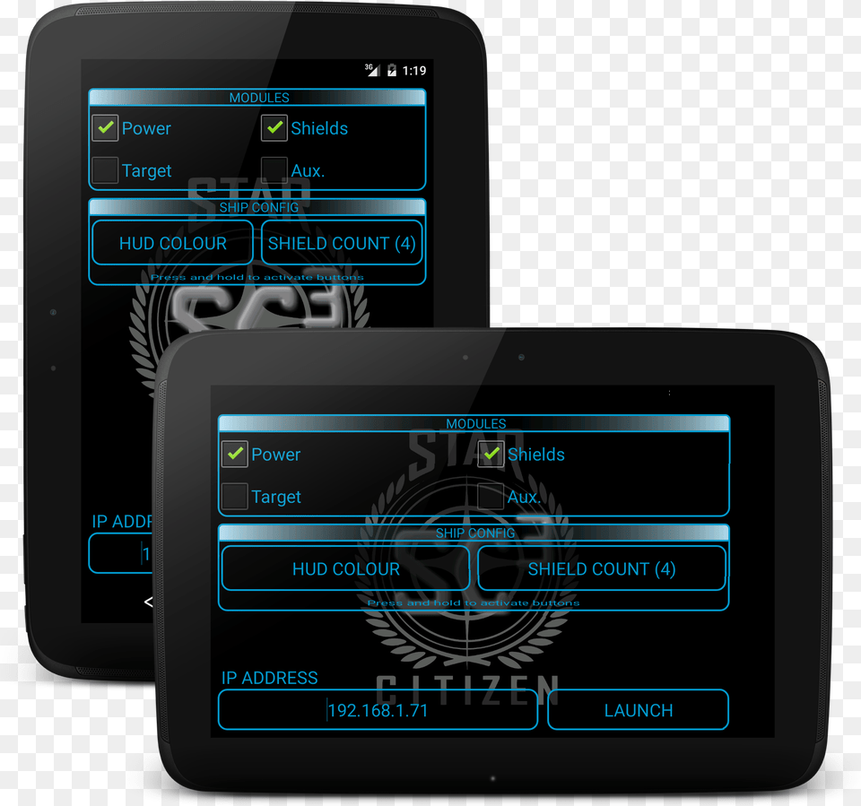 Star Citizen Cockpit Ui Download Gadget, Computer, Electronics, Tablet Computer, Mobile Phone Png