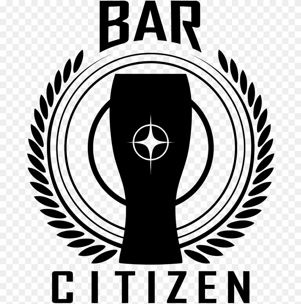 Star Citizen Logo Transparent Background, Emblem, Symbol, Alcohol, Beer Png Image
