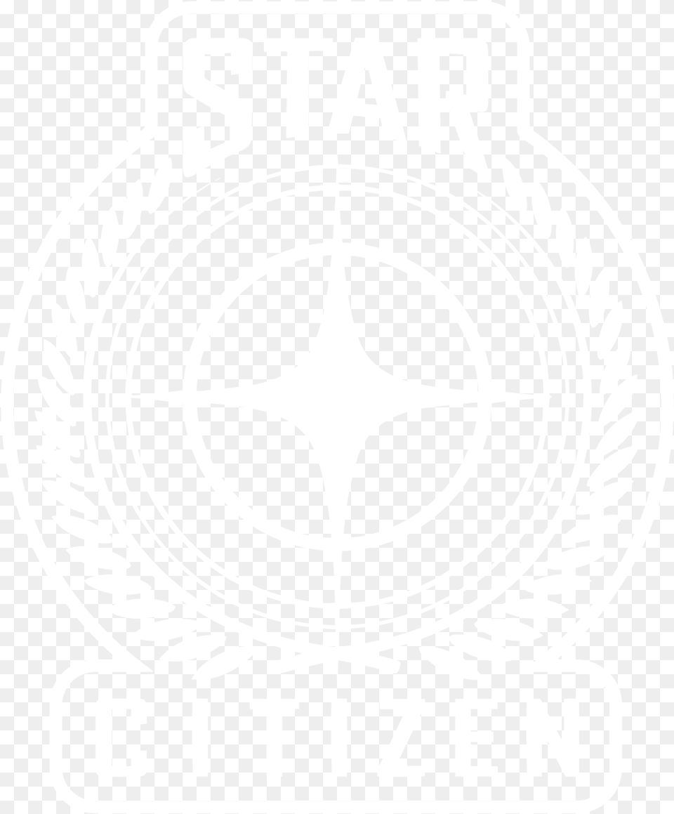 Star Citizen Merchandise Star Citizen Logo White, Emblem, Symbol, Ammunition, Grenade Png