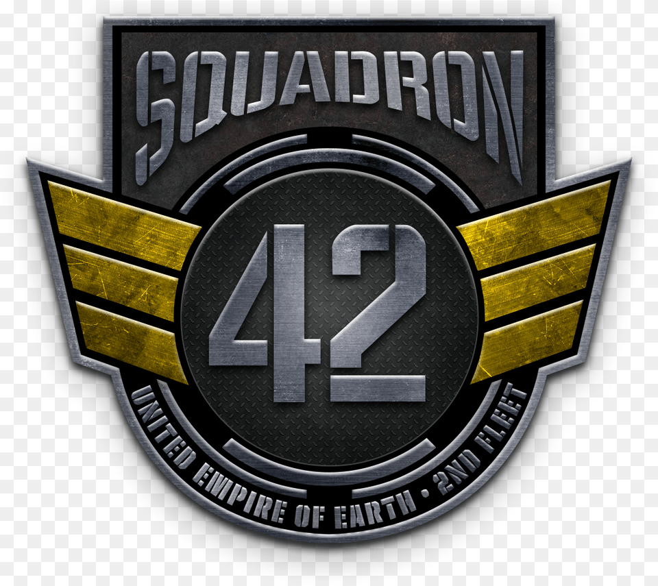 Star Citizen Package Logo Squadron 42 Full Size Squadron, Badge, Symbol, Emblem, Mailbox Free Png Download