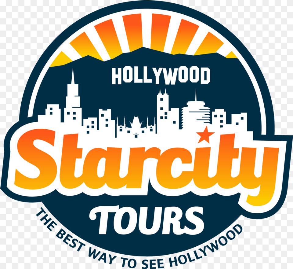 Star City Tours Hollywood, Logo, Advertisement, Architecture, Building Free Png