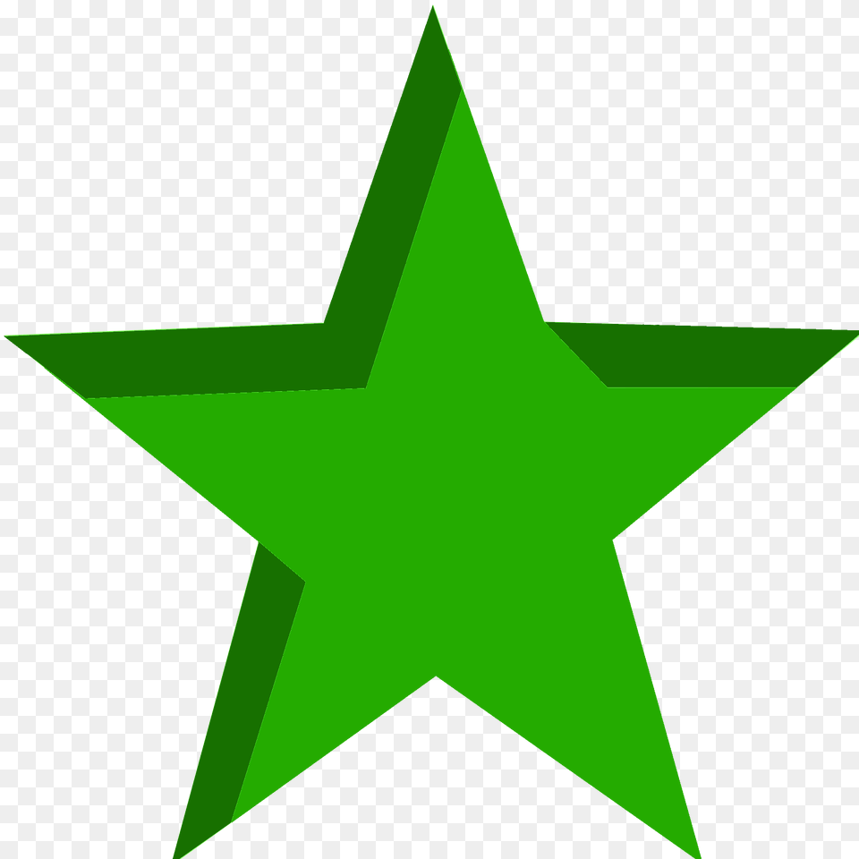 Star Clip Art, Green, Symbol, Star Symbol, Leaf Free Png Download