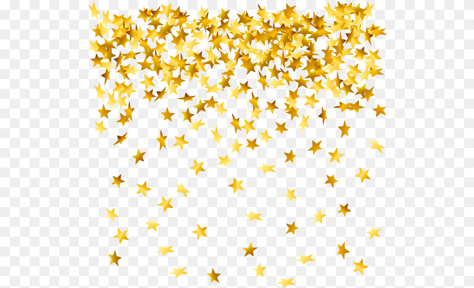 Star Clip Art Gold Star Background Vector, Confetti, Paper, Nature, Night Png Image