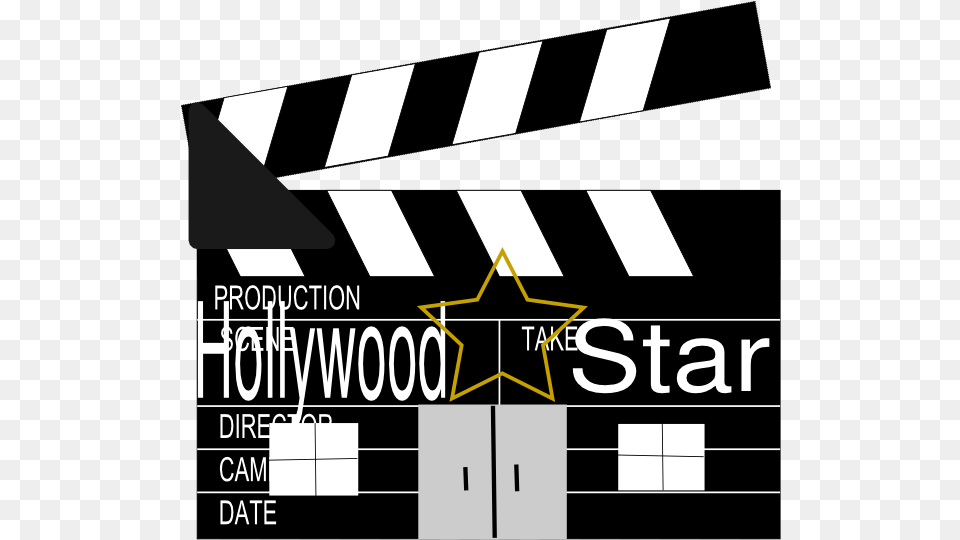 Star Clip Art Movie Clapper Board, Scoreboard Png