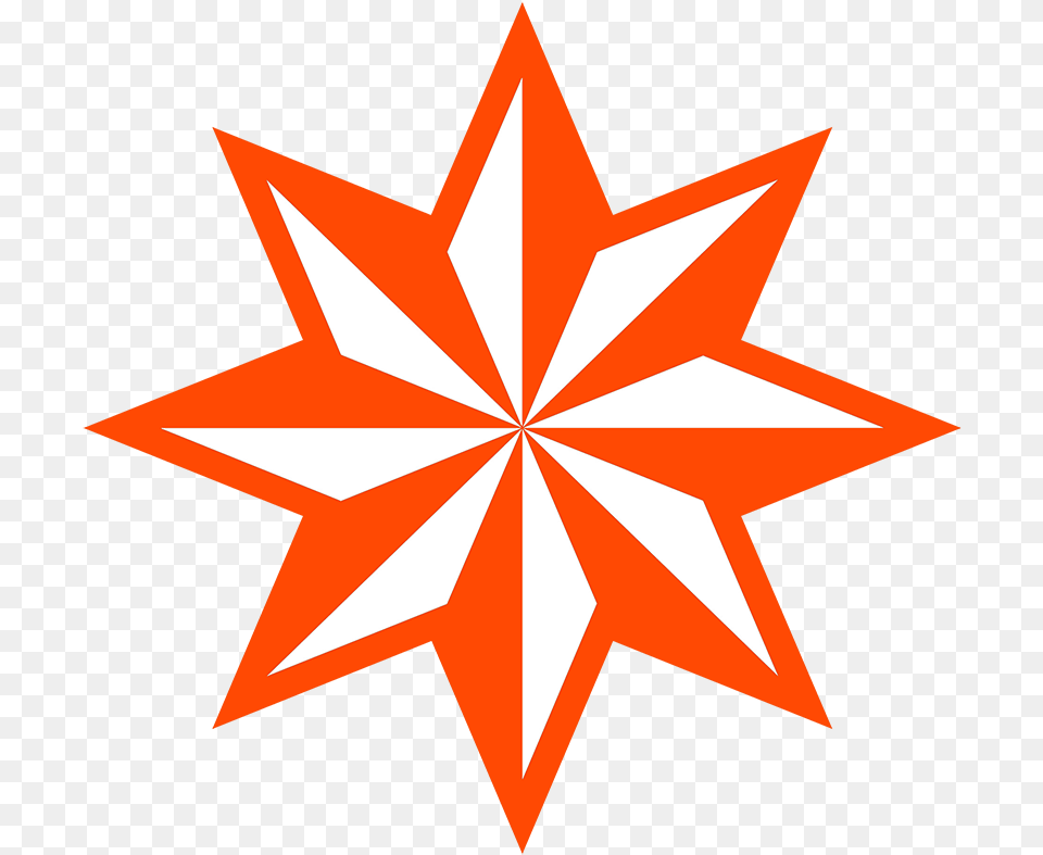 Star Clipart 6 Point Nautical Star, Leaf, Plant, Star Symbol, Symbol Free Png Download