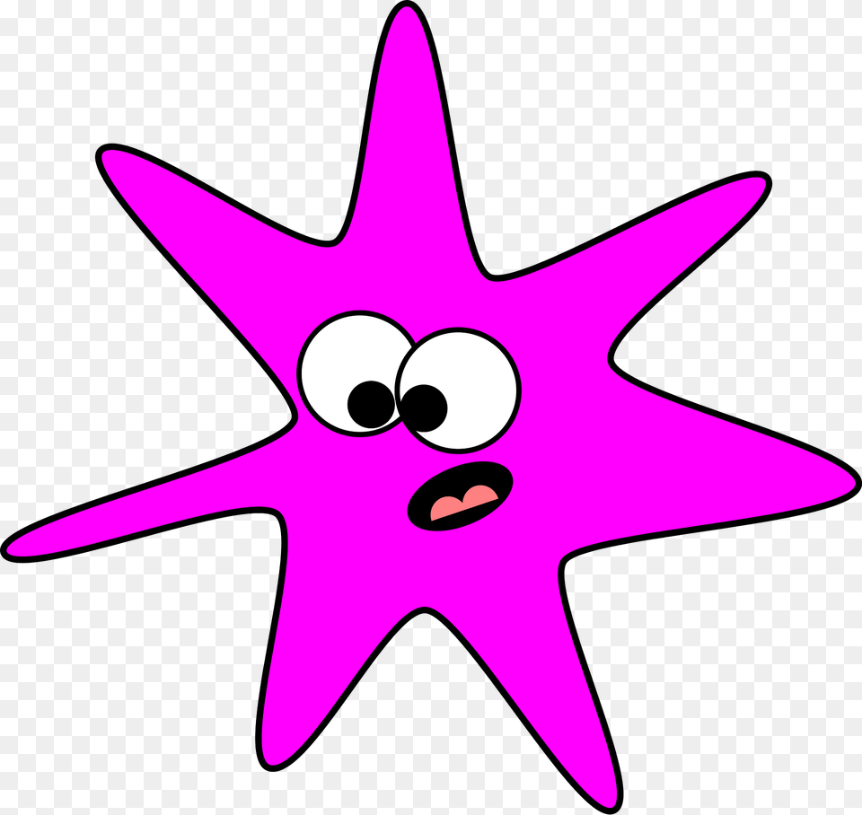 Star Clipart, Purple, Star Symbol, Symbol, Animal Png Image