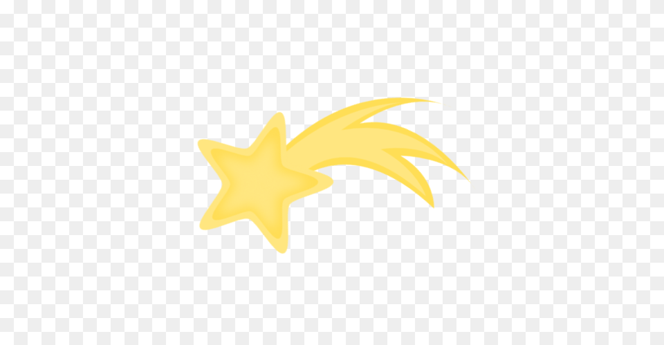 Star Clipart Falling Star, Star Symbol, Symbol, Animal, Fish Png Image