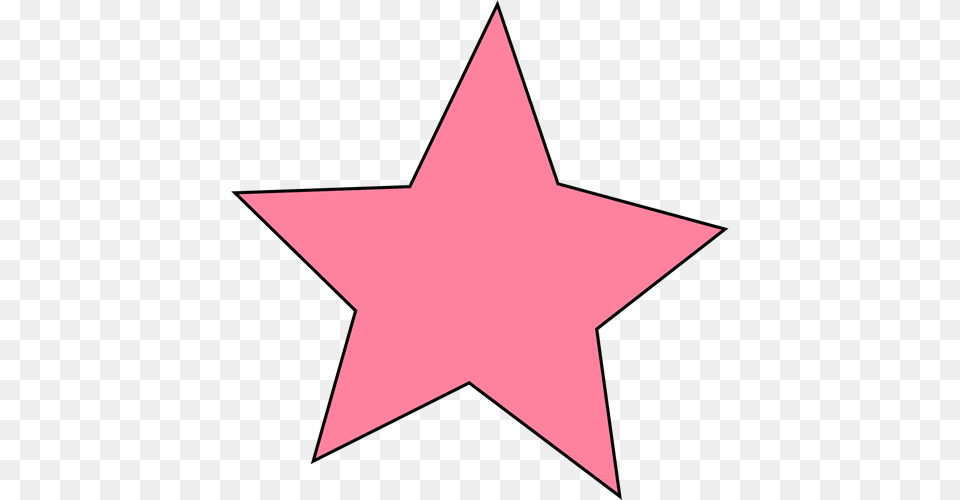 Star Clipart Light Pink, Star Symbol, Symbol Free Png