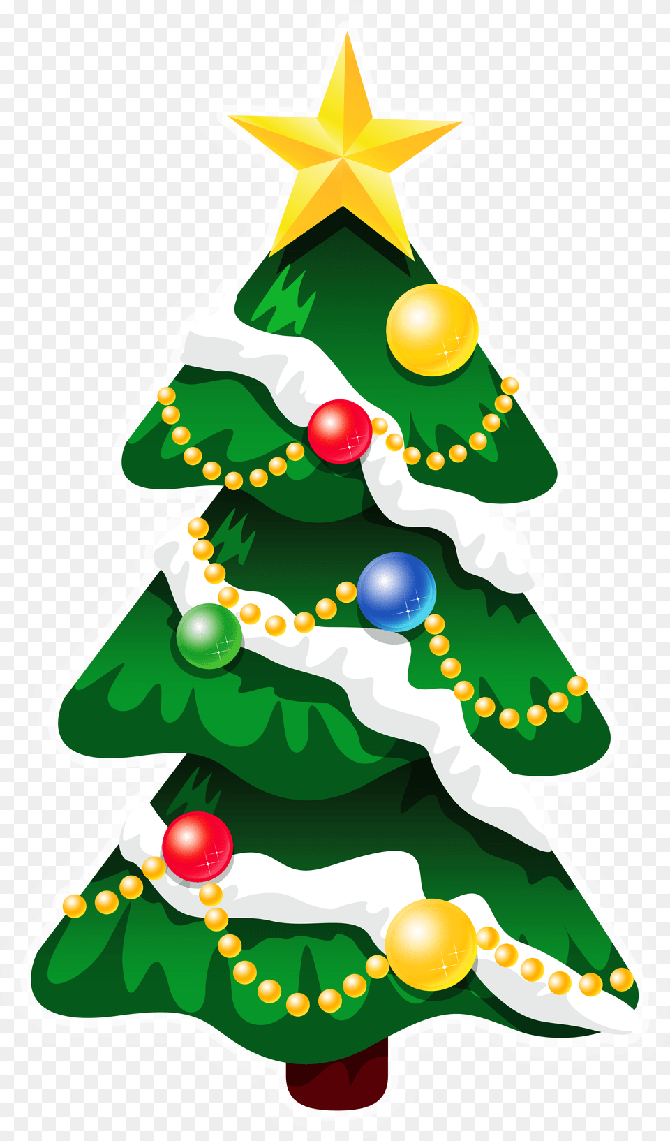 Star Cliparts Christmas Tree Merry Christmas Santa, Christmas Decorations, Festival, Christmas Tree Free Png Download
