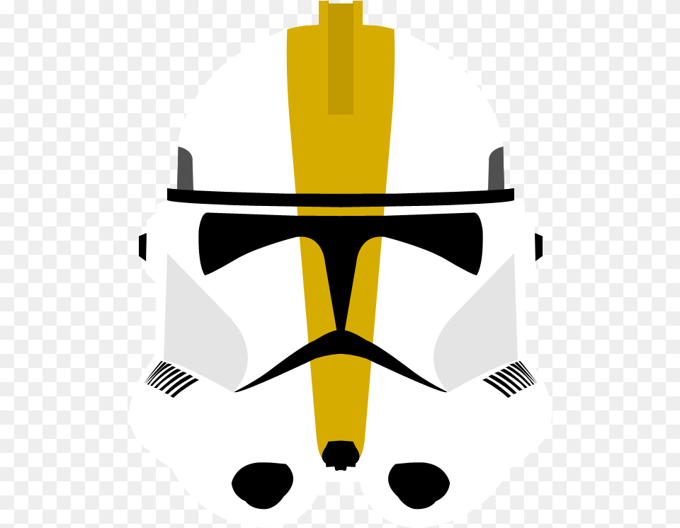 Star Clone Wars Yellow Wing Stormtrooper The Hq Star Wars Clone Helmet, American Football, Football, Person, Playing American Football Free Png