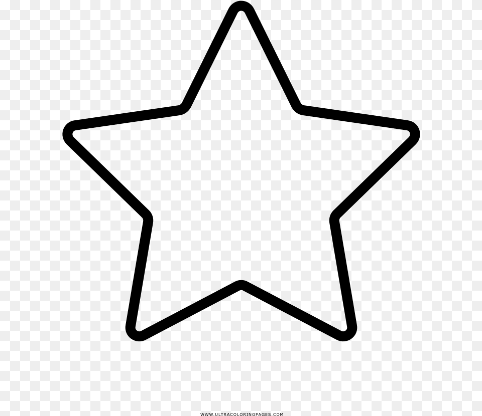 Star Coloring, Gray Free Png Download