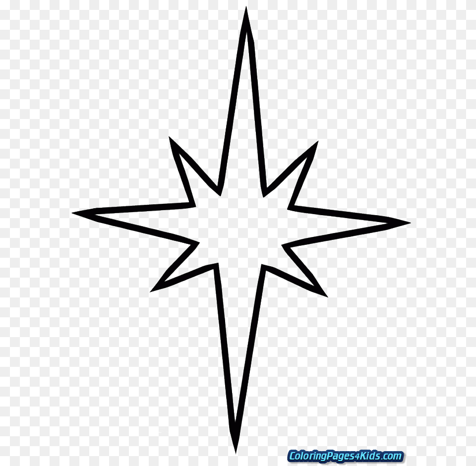 Star Coloring Book Pages Black And White Christmas Star Picture Drawing, Star Symbol, Symbol Free Png