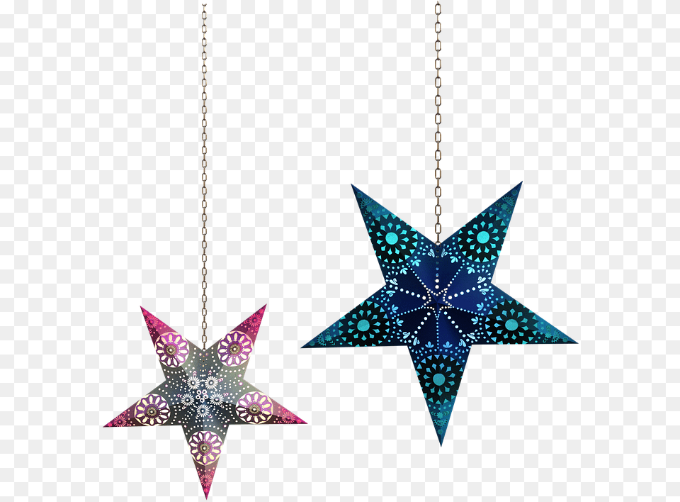 Star Decorations Stars Holiday Shine Chains Vector Arkansas State Flag, Accessories, Star Symbol, Symbol, Jewelry Free Png