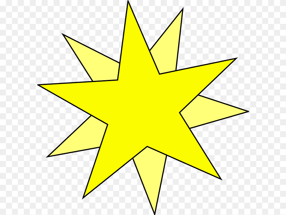 Star Design Double Kingdom Of Pontus Flag, Star Symbol, Symbol Free Transparent Png