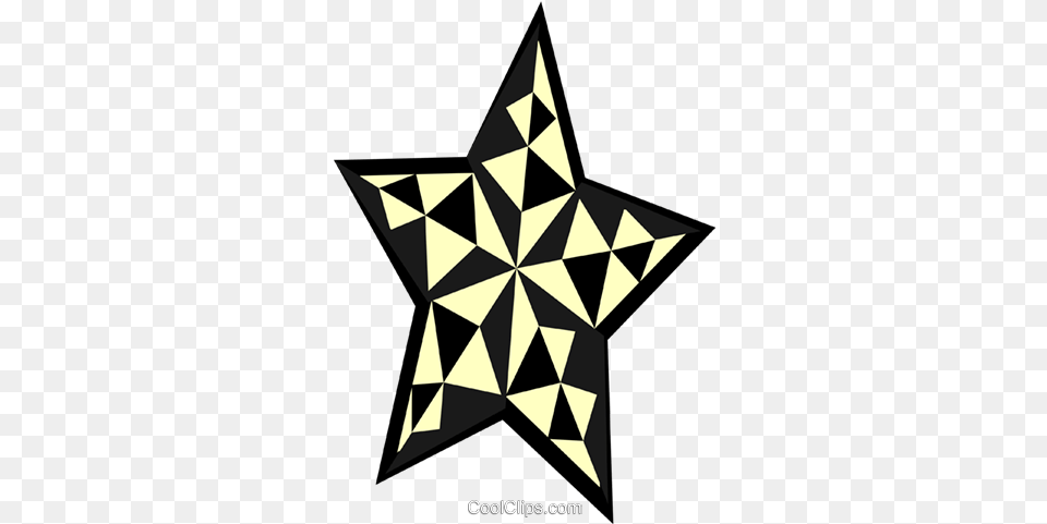 Star Design Royalty Vector Clip Art Illustration Triangle, Star Symbol, Symbol Free Png Download