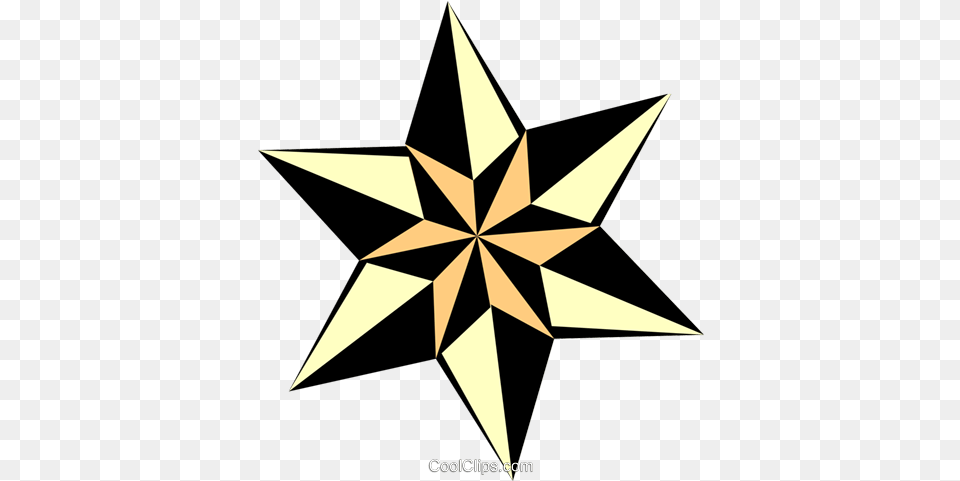 Star Design Royalty Vector Clip Art Illustration University Of Brighton Emblem, Star Symbol, Symbol, Rocket, Weapon Free Transparent Png