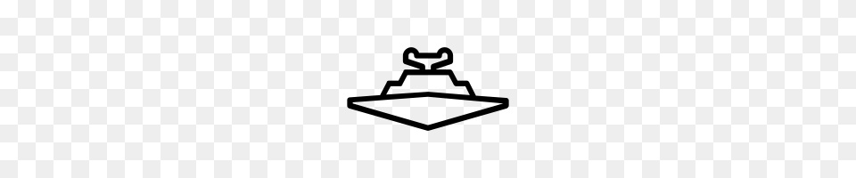 Star Destroyer Icons Noun Project, Gray Png