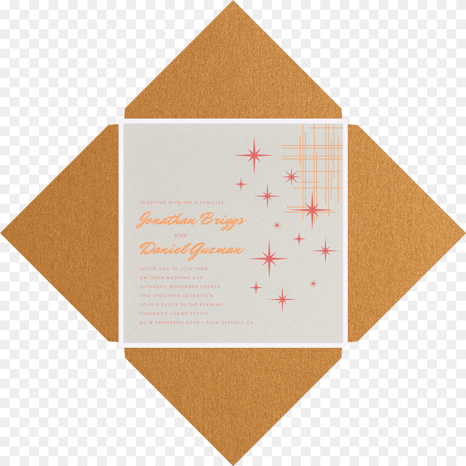 Star Dust Wedding Invitation, Business Card, Paper, Text, Advertisement Free Transparent Png