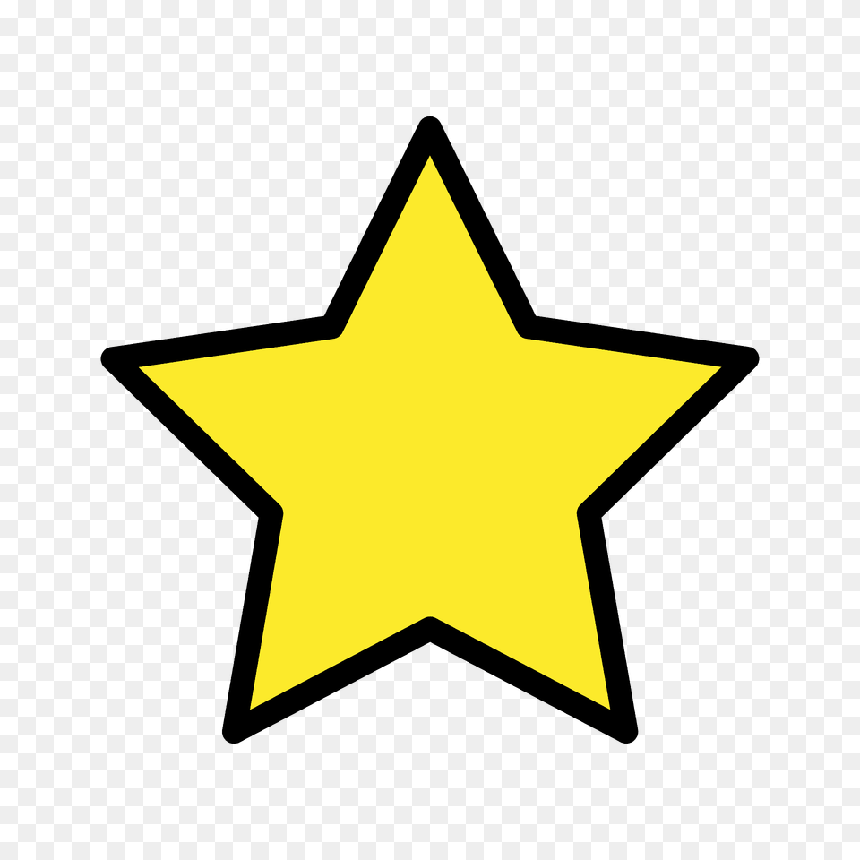 Star Emoji Clipart, Star Symbol, Symbol, Cross Free Transparent Png