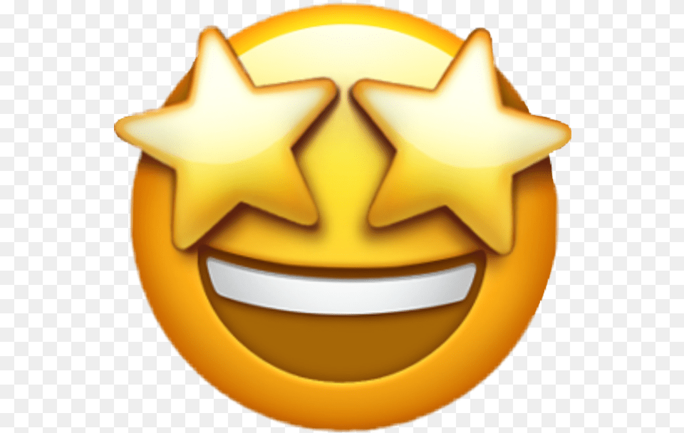 Star Emoji Emojis Stars Popular Star Eyes Emoji, Symbol, Star Symbol, Clothing, Hardhat Png Image