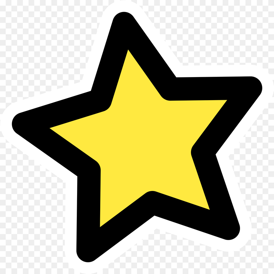 Star Estrellas Amarillas Y Negras, Star Symbol, Symbol Free Png Download