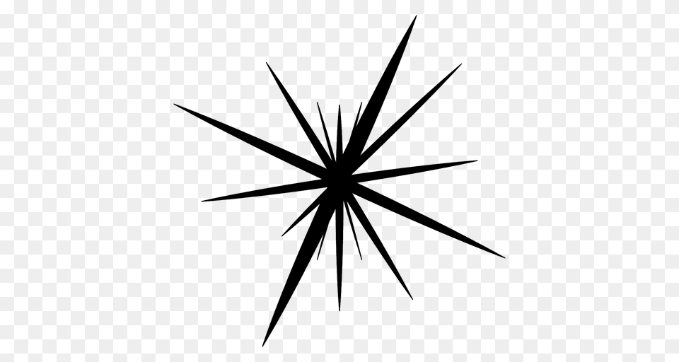 Star Explosion Silhouette, Animal, Invertebrate, Spider Png