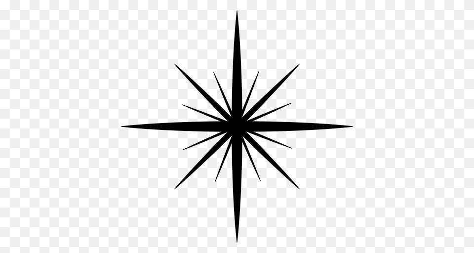 Star Explosion Silhouette Icon, Symbol Free Png Download