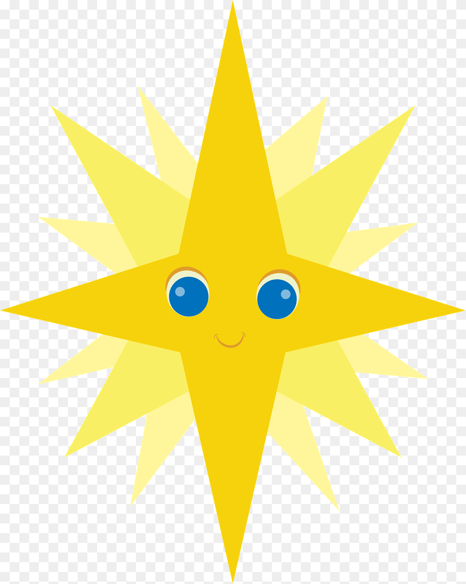 Star Face Clipart, Star Symbol, Symbol, Nature, Outdoors Free Png